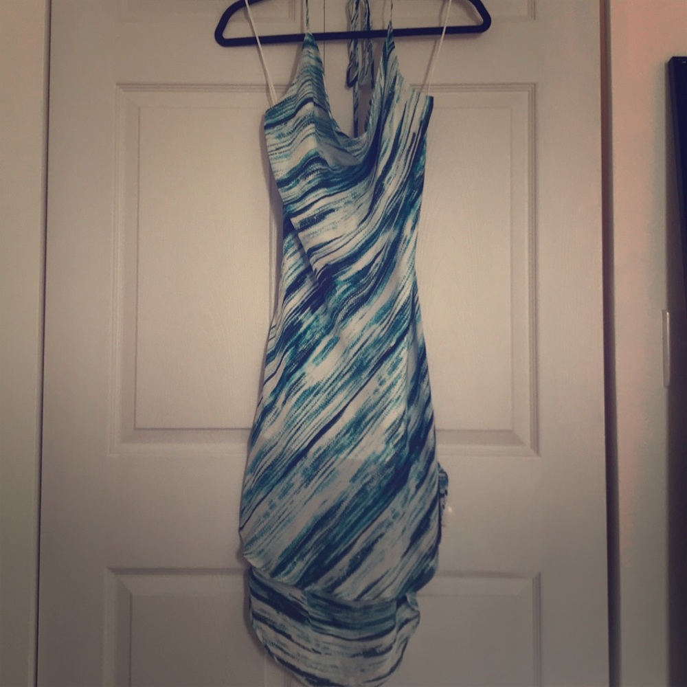 LAST CHANCE Haute Hippie Draped Halter Dress